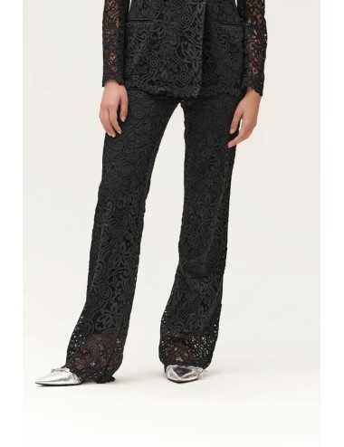 Pantaloni in pizzo  ww30546 nero