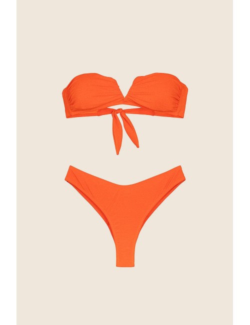 Effek - bikini reggiseno con ferretto e slip americano fisso viola fk25-1145fo