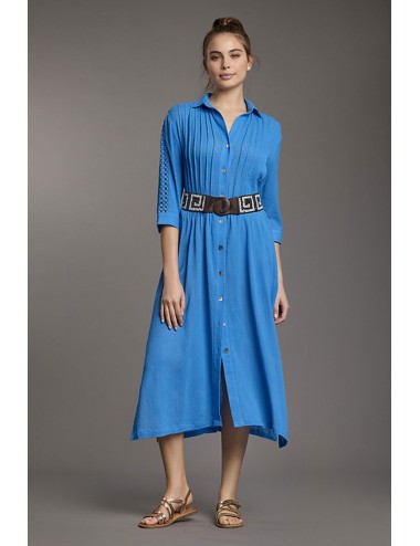 Iconique - abito maxi shirt olivia ic25-111 royal blu