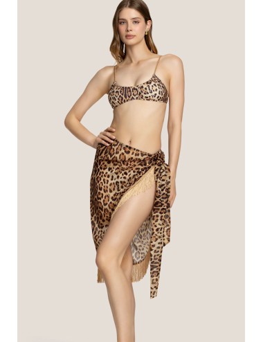 4giveness - gonna pareo con frange oro leo soul 125wcugo5135 200