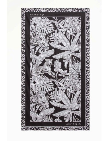 Telo mare in microfibra black&white 125wacte4899 200
