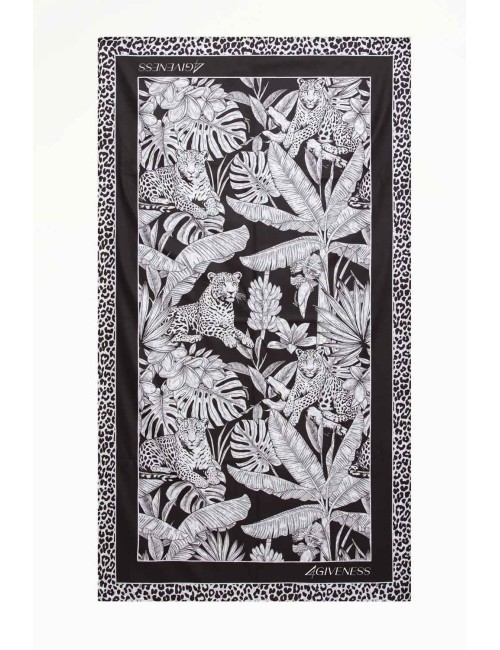 Telo mare in microfibra black&white 125wacte4899 200