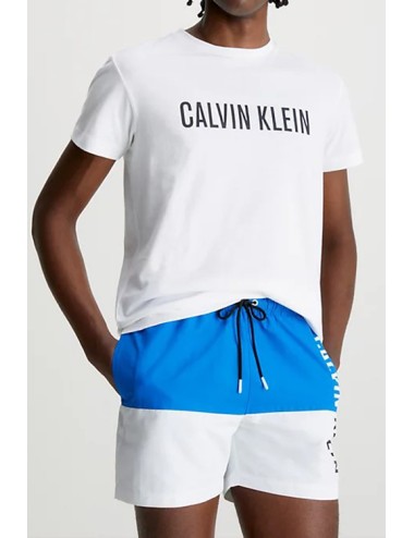 T-shirt da mare - intense power km0km00836-ycd classic white