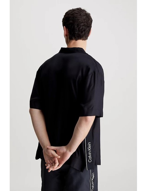 Camicia da spiaggia - ck meta legacy km0km00965-beh nero