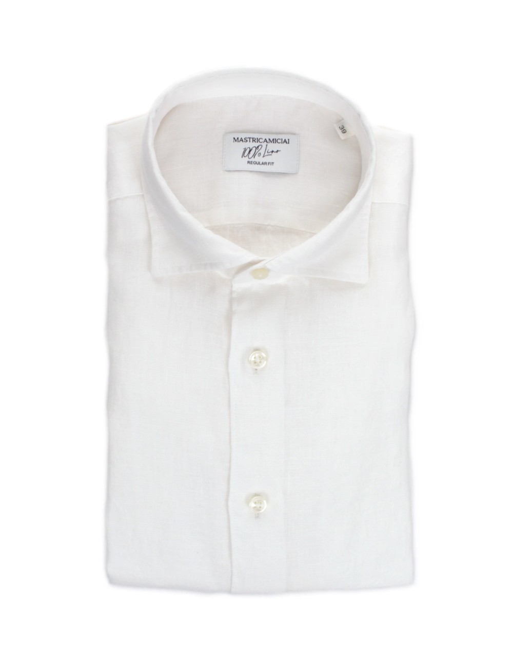 Mastricamicia-camicia in lino fr069 mc309 10 luca bianco