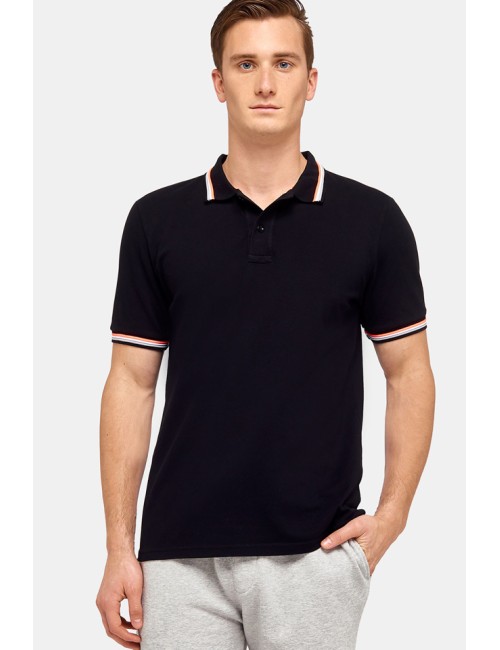 Polo brice in piquet m779plj6500 nero