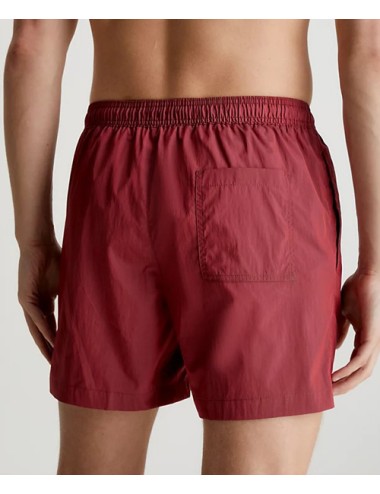 Pantaloncini da bagno con cordoncino medio - ck nylon km0km00819-gnk sienna brown