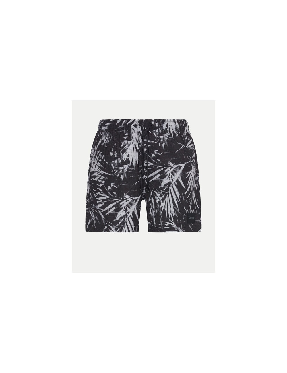 Pantaloncini da bagno con cordoncino medio - ck print km0km01005-0gu