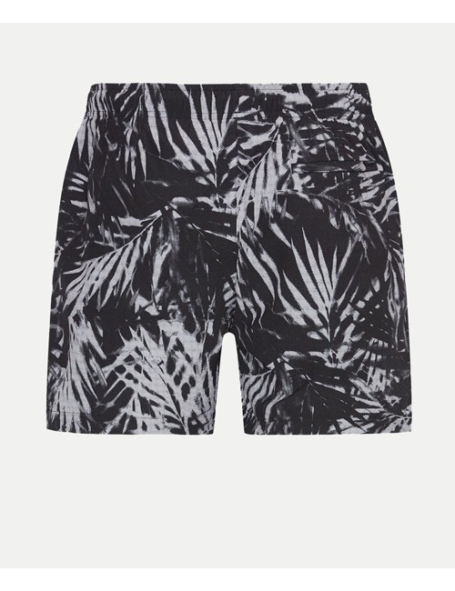 Pantaloncini da bagno con cordoncino medio - ck print km0km01005-0gu