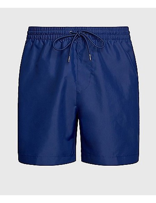 Pantaloncini da bagno con cordoncino medio - logo tape km0km00955-c7e navy