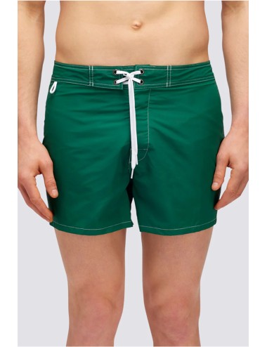 Costume da bagno corto vita fissa iconic taffeta m502bdta100 a1901 bosco