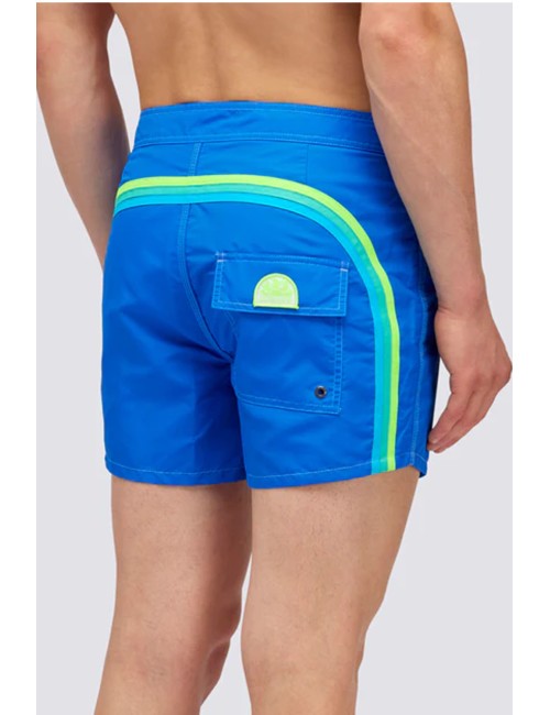 Costume da bagno corto vita fissa iconic taffeta m502bdta100 a2201 over sky