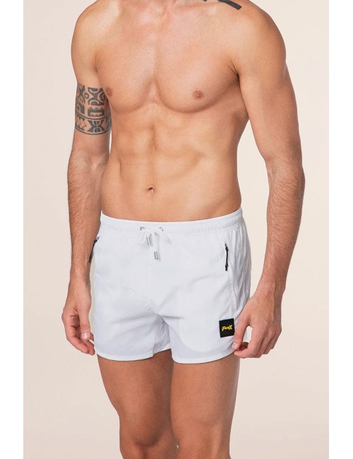Effek - shorts uomo f**k bianco fk25-m01bu03wh
