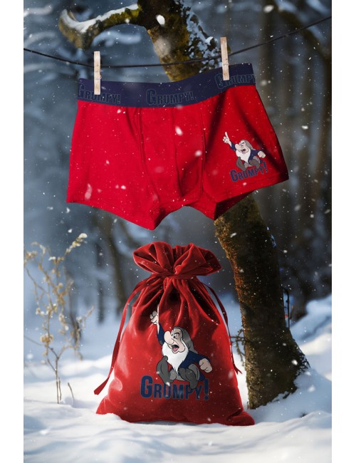 Admas - boxer natalizio gnomo 48603 rosso