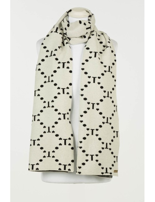 Twinset - sciarpa vaniglia 232li4ggg 00145