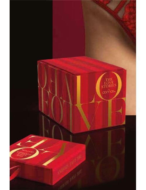 Admas - tanga con pizzo 42690s rosso