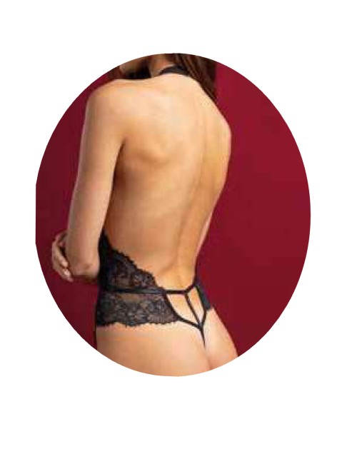 Admas - body perizoma con lacci  43607 nero