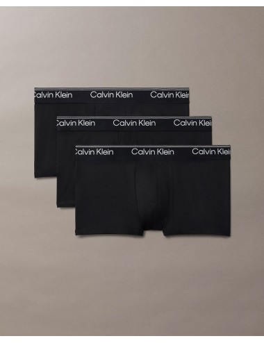 Ck - boxer a vita bassa in confezione da 3 - microfibre stretch lv00nb4409-ub1