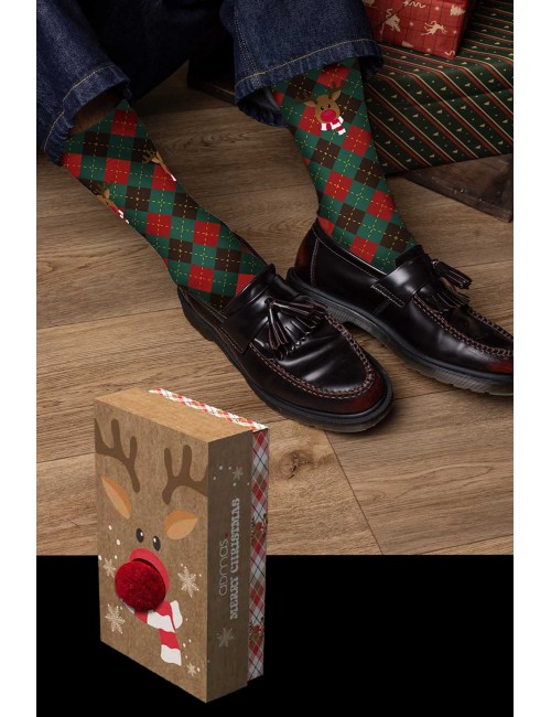 Admas - calze da uomo fantasia natalizia 21095e