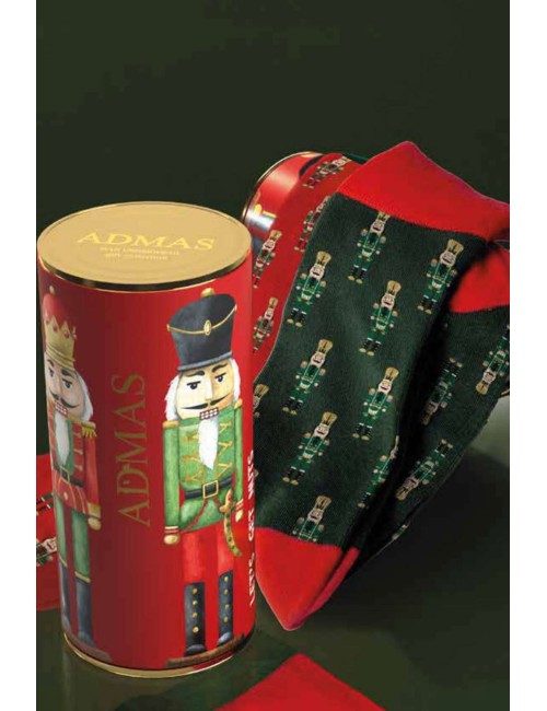 Admas - calze da uomo fantasia natalizia 21343e