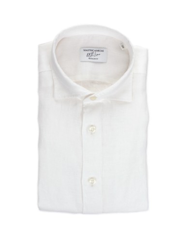 Mastricamicia-camicia in lino fr069 mc309 10 luca bianco