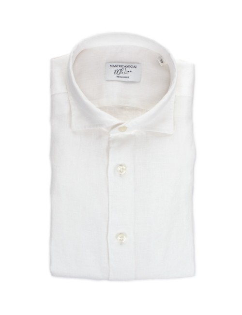 Mastricamicia-camicia in lino fr069 mc309 10 luca bianco