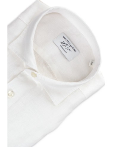 Mastricamicia-camicia in lino fr069 mc309 10 luca bianco