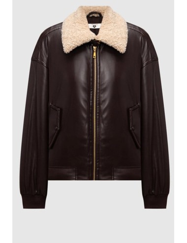 Twinset - bomber black chocolate 252li2fbb 11054