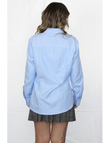 Lokita - camicia slim tessuto oxford 1263 lok15 azzurro