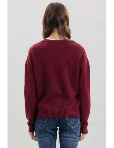 Take two - girocollo viscosa dt00314 borgogna