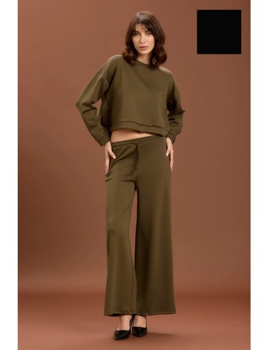 Take two - pantalone felpa dt01300 nero