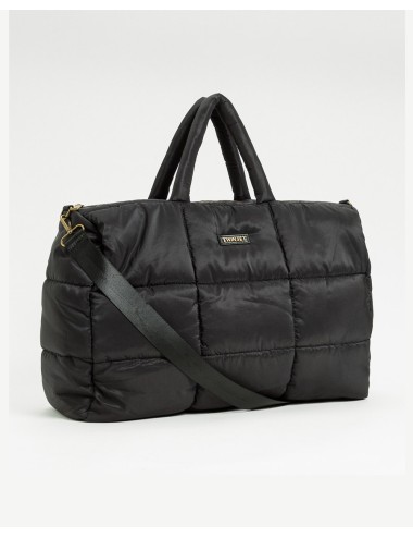 Twinset - borsone trapuntato con tracolla 252li7abb 00006 nero