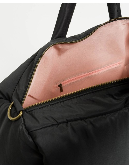 Twinset - borsone trapuntato con tracolla 252li7abb 00006 nero