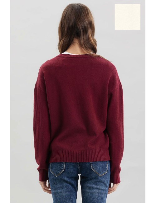 Take two - girocollo viscosa dt00314 panna