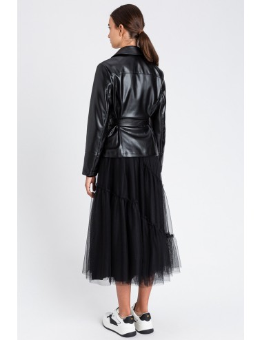 Twinset - chiodo nero 252li2fcc 00006