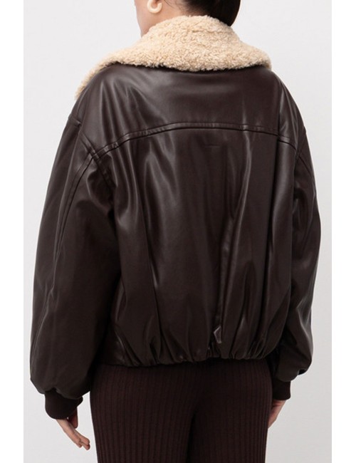 Twinset - bomber black chocolate 252li2fbb 11054