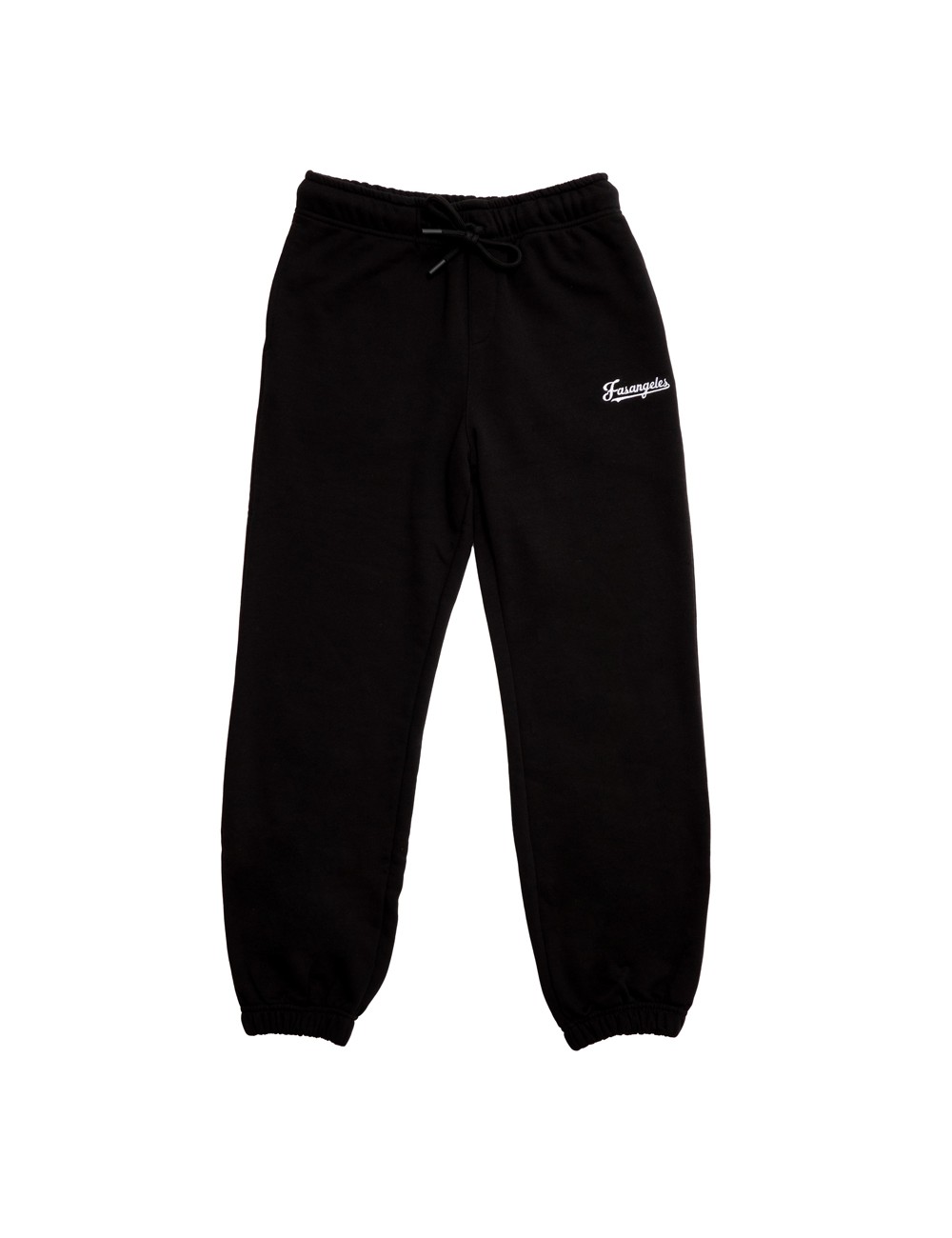 Fasangeles - pantalone tuta basic logo fa25bc02 black