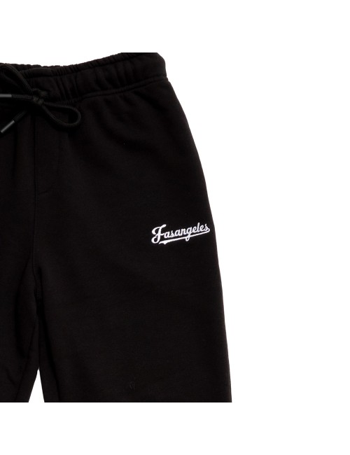 Fasangeles - pantalone tuta basic logo fa25bc02 black