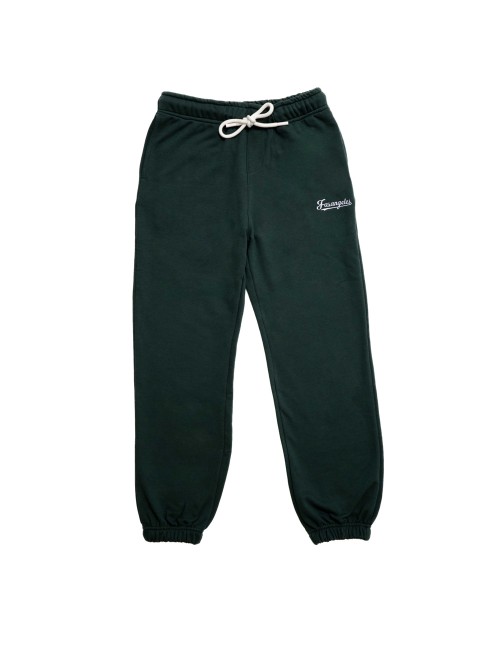 Fasangeles - pantalone tuta basic logo fa25bc02 verde bosco