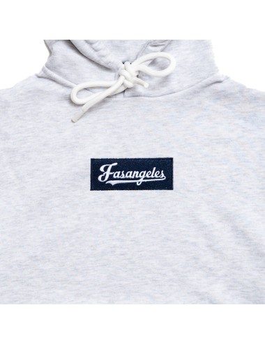 Fasangeles - felpa con cappuccio tuta basic logo fa25bh01 grigio melange