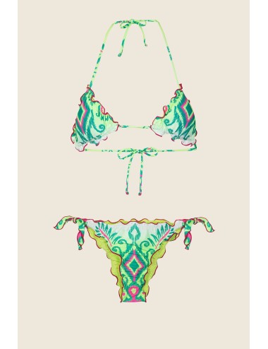 Effek - bikini triangolo con slip fantasia fk25-2216x55