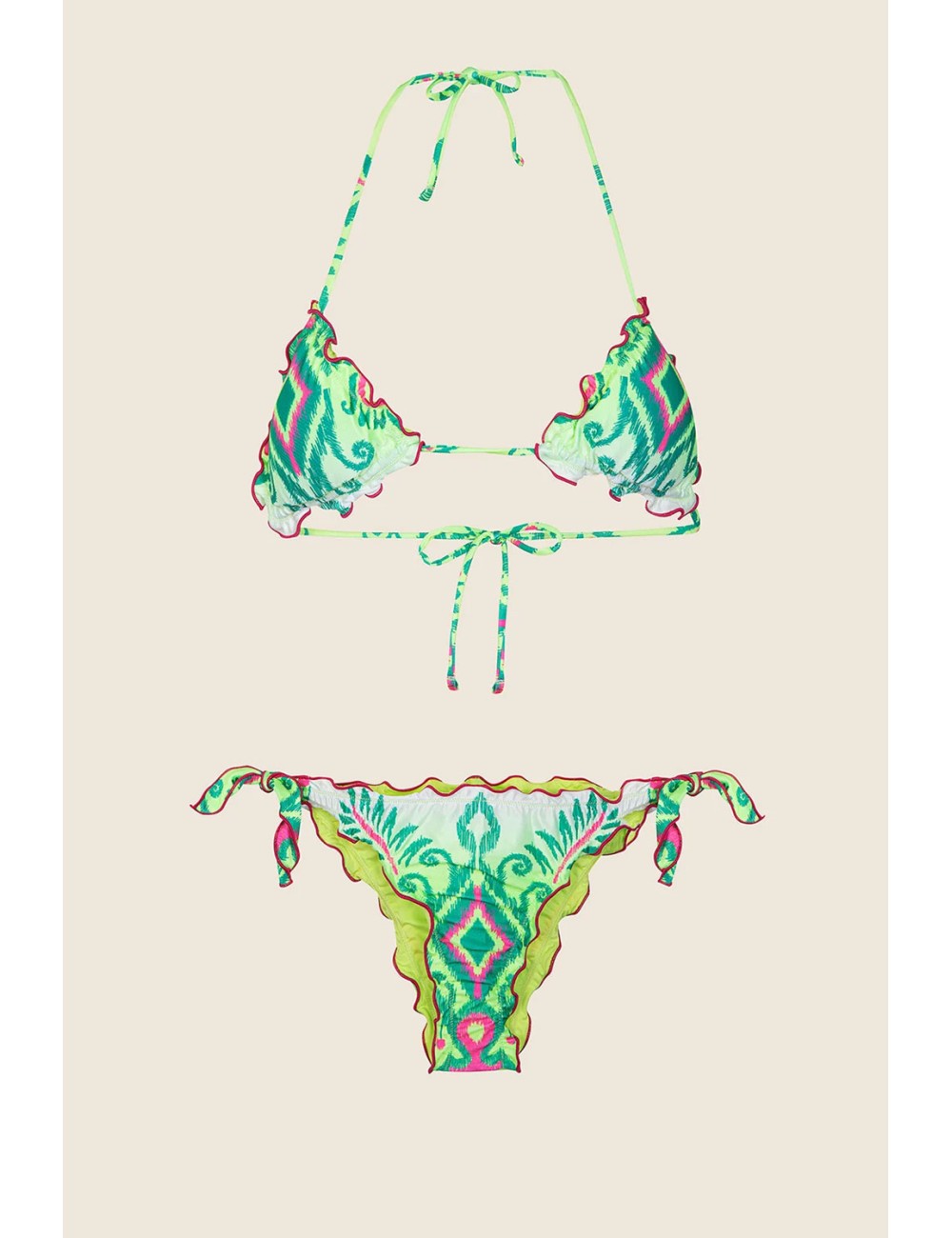 Effek - bikini triangolo con slip fantasia fk25-2216x55