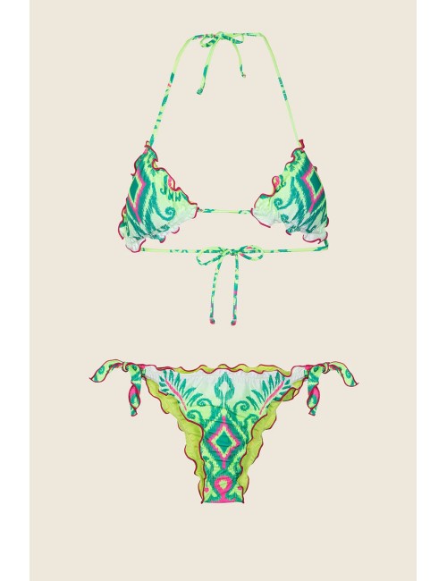 Effek - bikini triangolo con slip fantasia fk25-2216x55