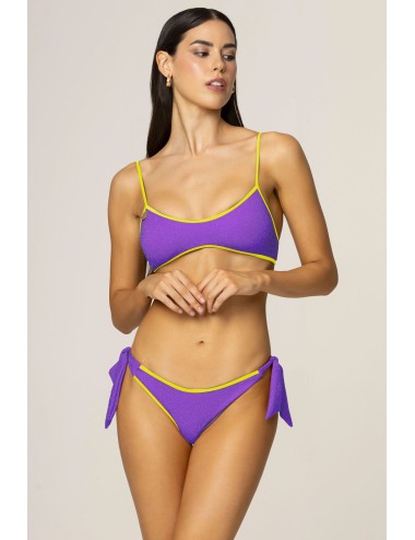 Top e slip marylin bordato bicolore lurex 125wbwbk5214 720