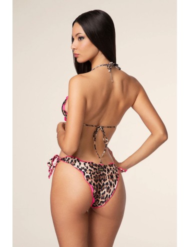 Effek - bikini triangolo con slip regolabile fantasia fk25-0520x23