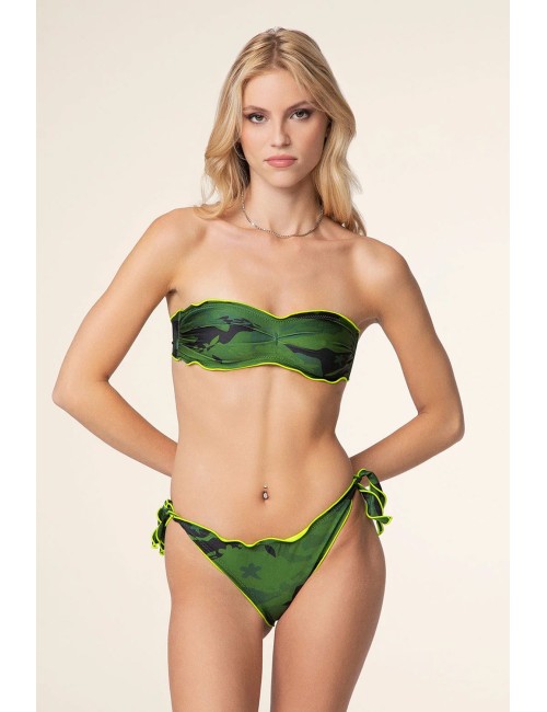 Effek - bikini fascia con slip regolabile fantasia  fk25-0521x22