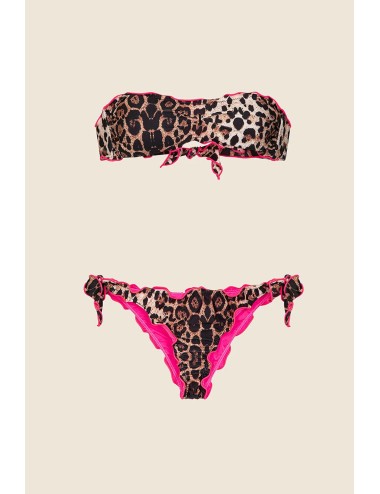 Effek - bikini fascia con slip regolabile fantasia  fk25-0521x23