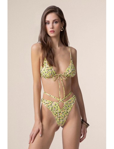 Mefui - bikini triangolo con slip fisso fantasia mf25-0210x09