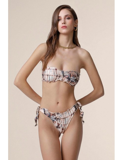 Mefui - bikini fascia con slip regolabile fantasia mf25-1501x15