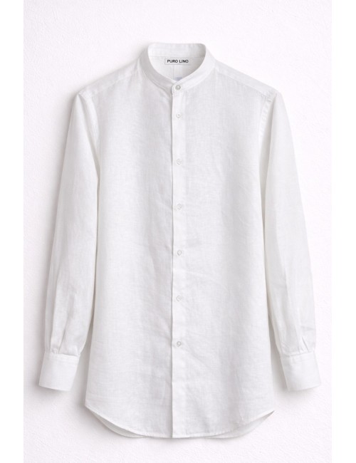 Ilaria vitagliano - camicia bianca collo coreano